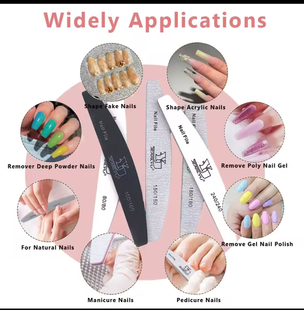 Sparkly Nail Art Accessories Set